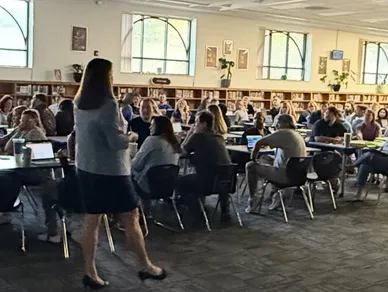 Leadership in action during professional learning
